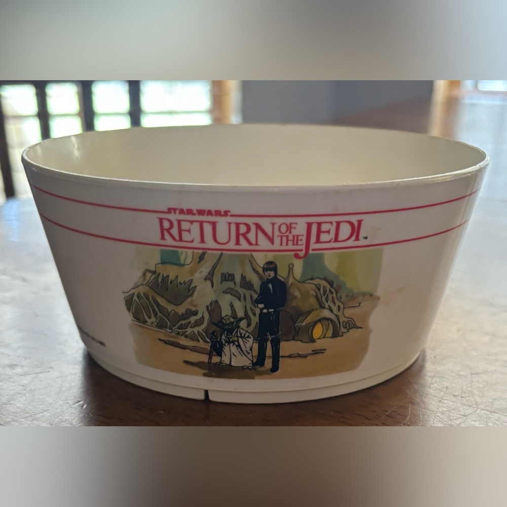 RARE Vintage 1983 Return of the Jedi STAR WARS Deka Cereal Bowl 6”